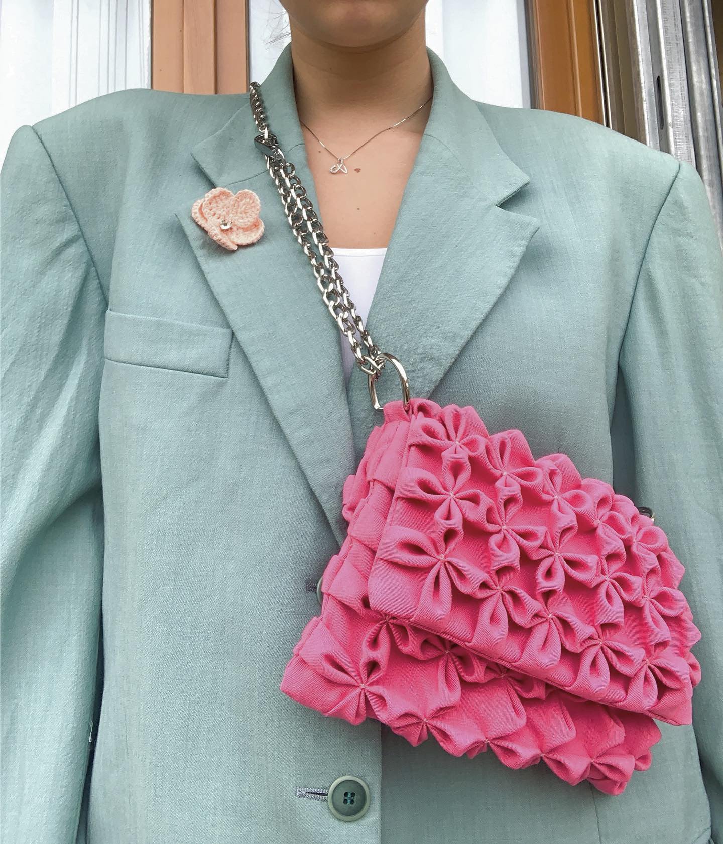 Mini Flower Bag Fucsia