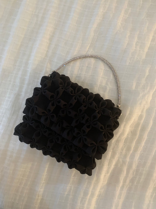 Mini Flower Bag Black
