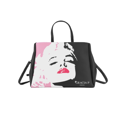 Shopping Bag Mona Lisa Maria Monroe stampa estetica Anime borsa Tote Bag  donna Harajuku Shopper borse a tracolla borsa di tela - AliExpress