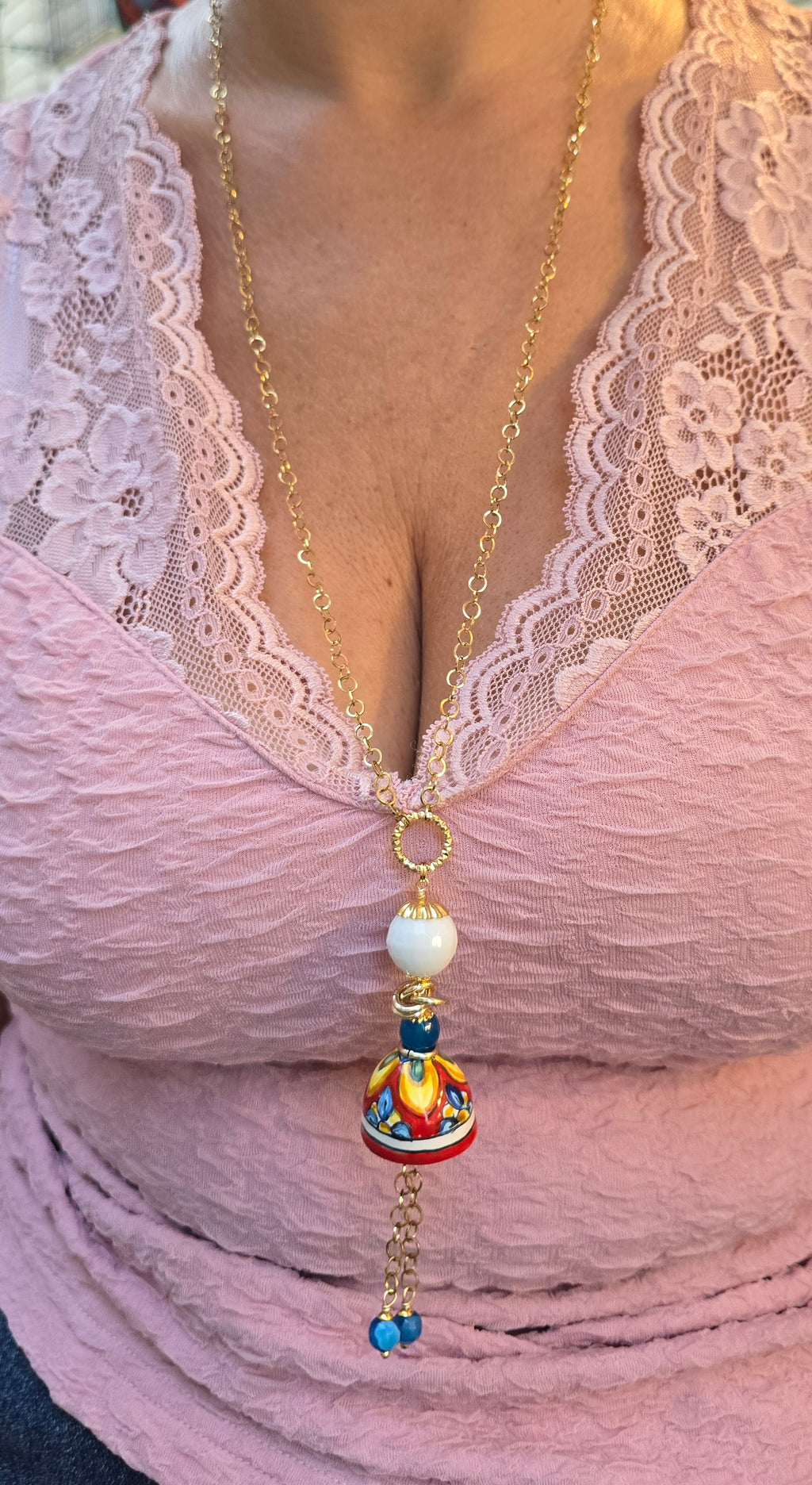Collana Bambolina in Ceramica