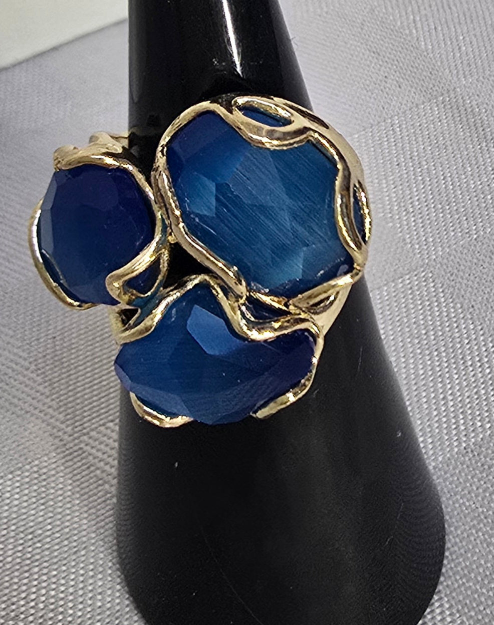 Occhio di Gatto Blu Anello
