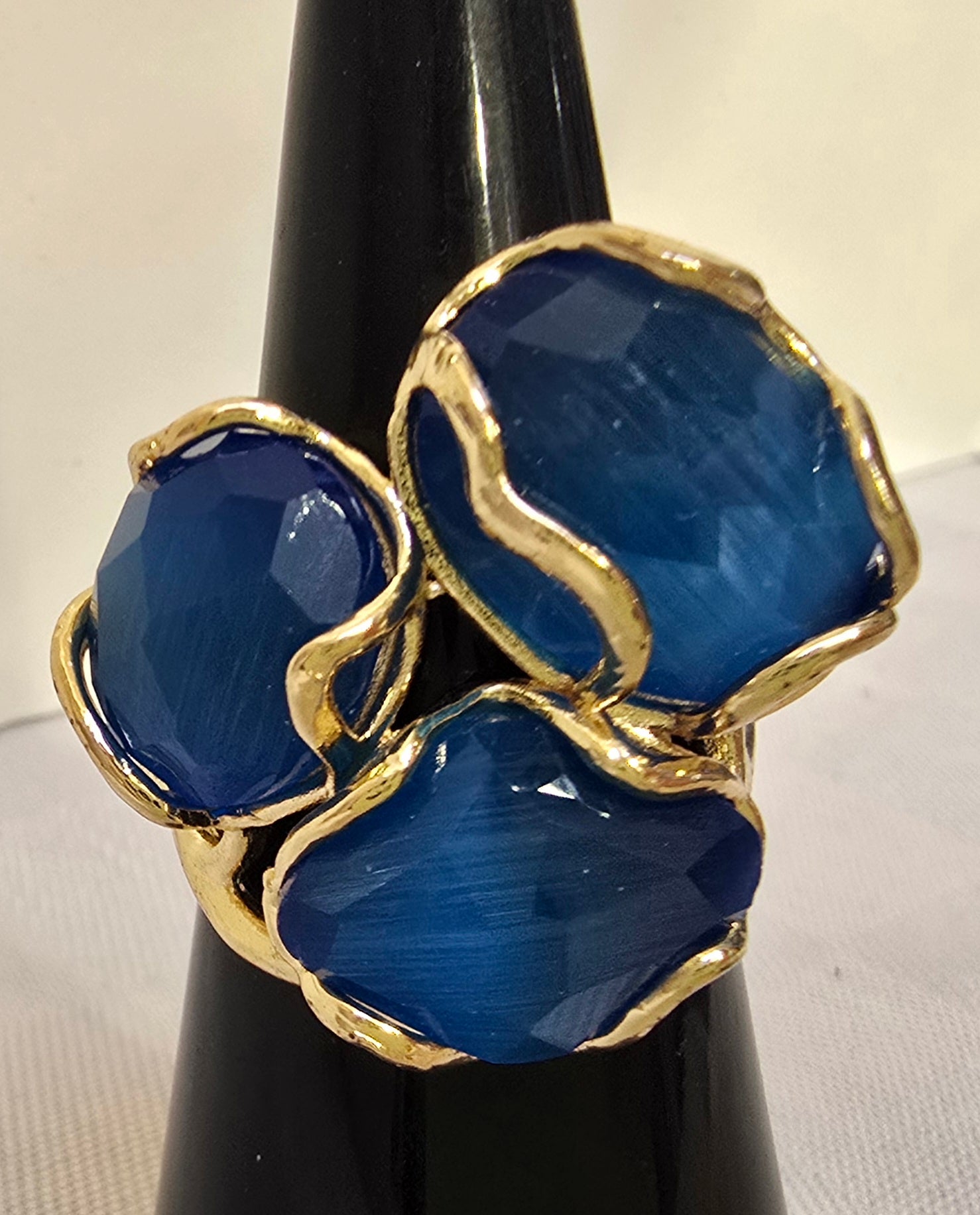 Occhio di Gatto Blu Anello