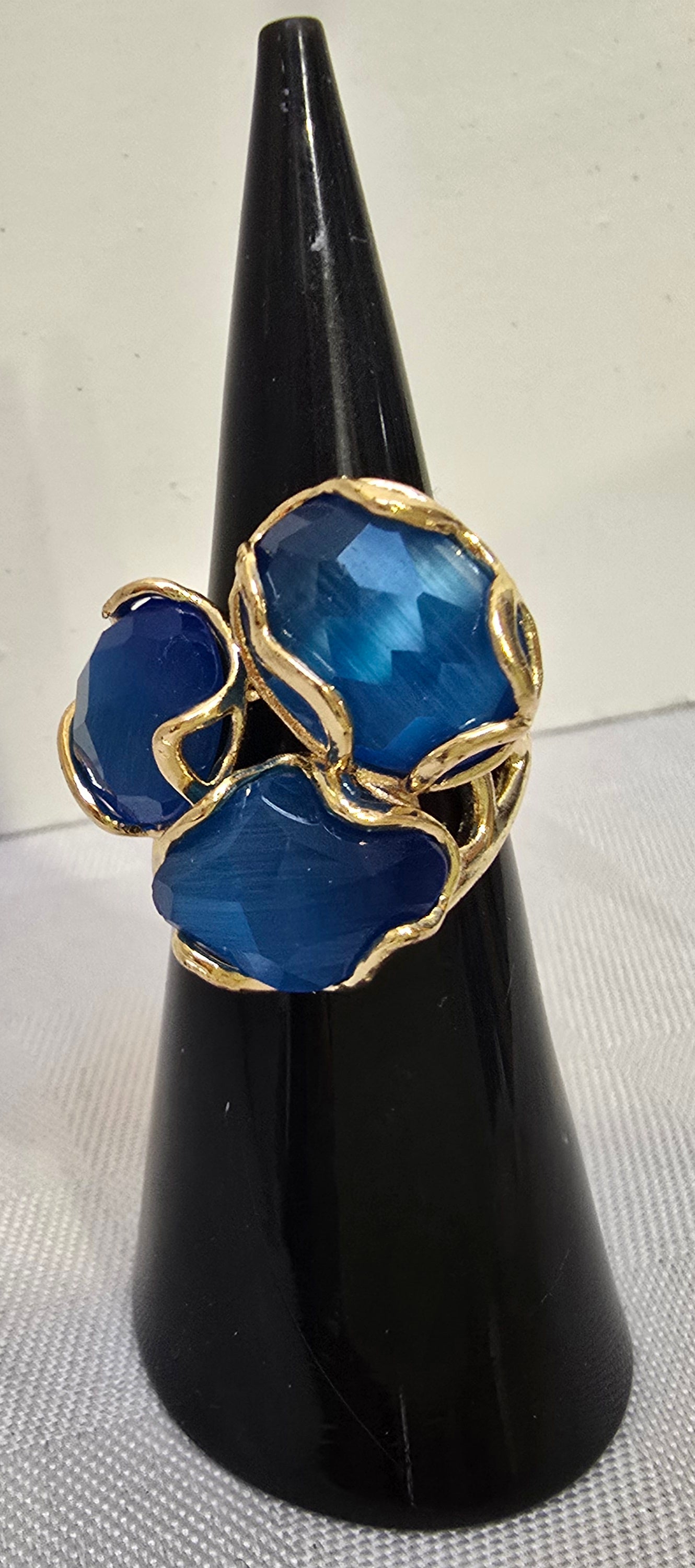 Occhio di Gatto Blu Anello