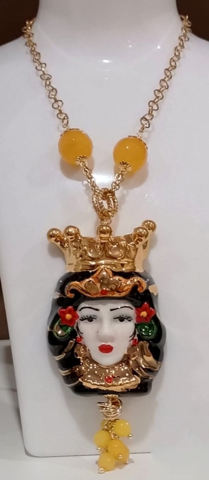 Testa di Moro in ceramica di Caltagirone