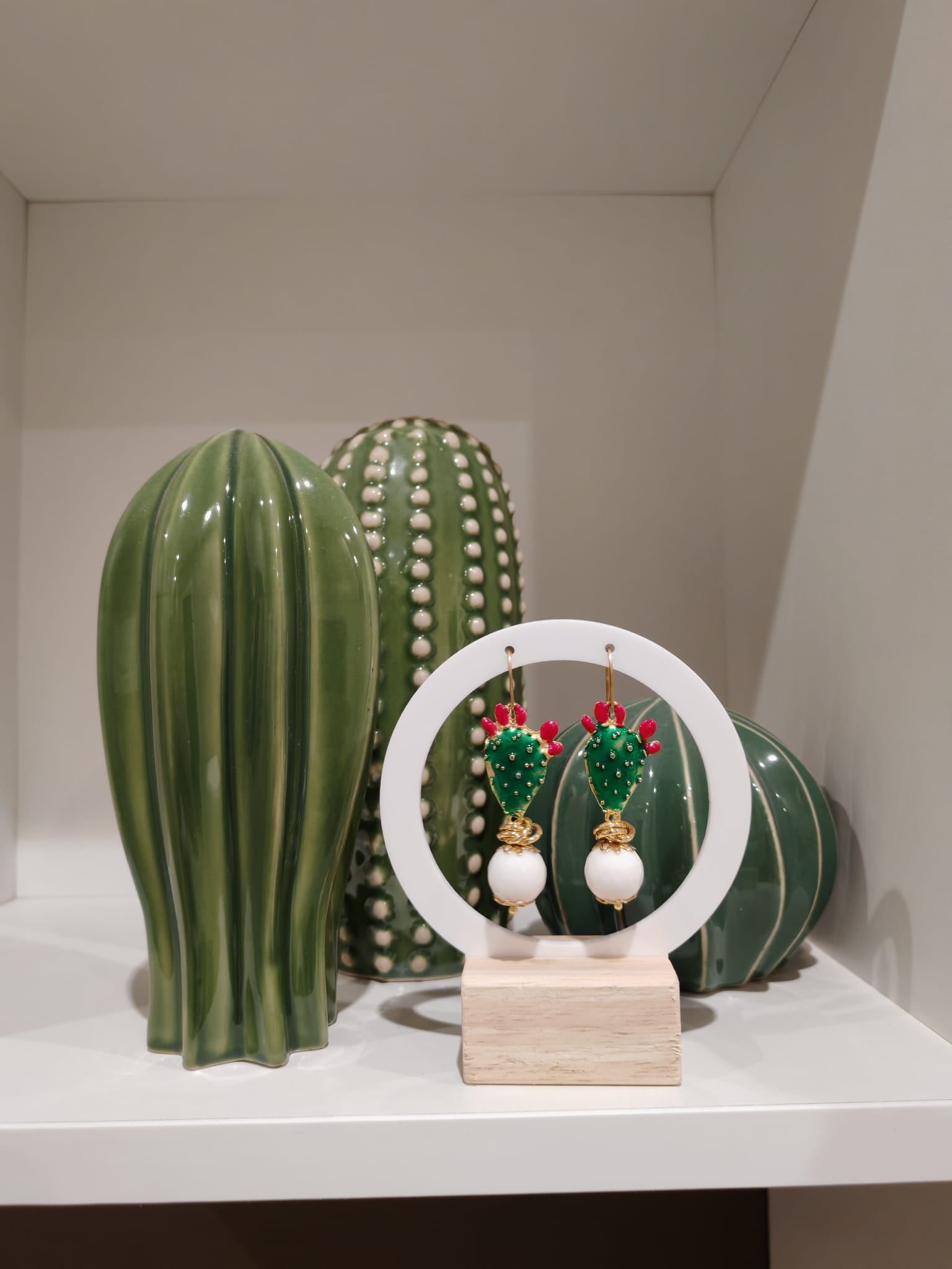 Orecchini Cactus con Fichi