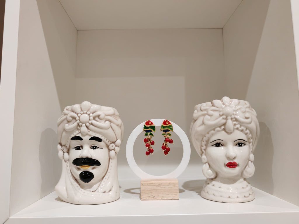 Pesciolini con perle rosse