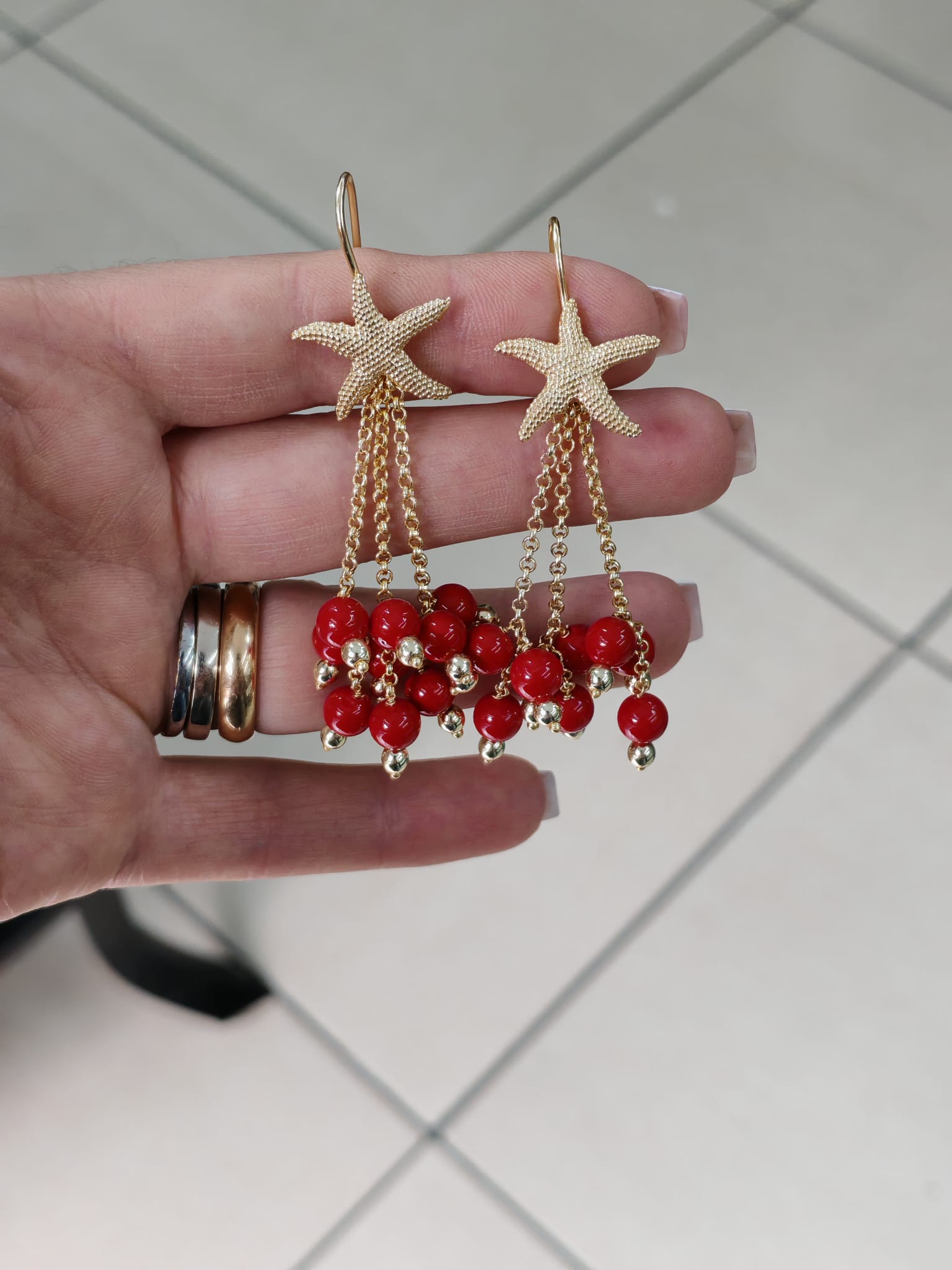 Stelle Perle Rosse