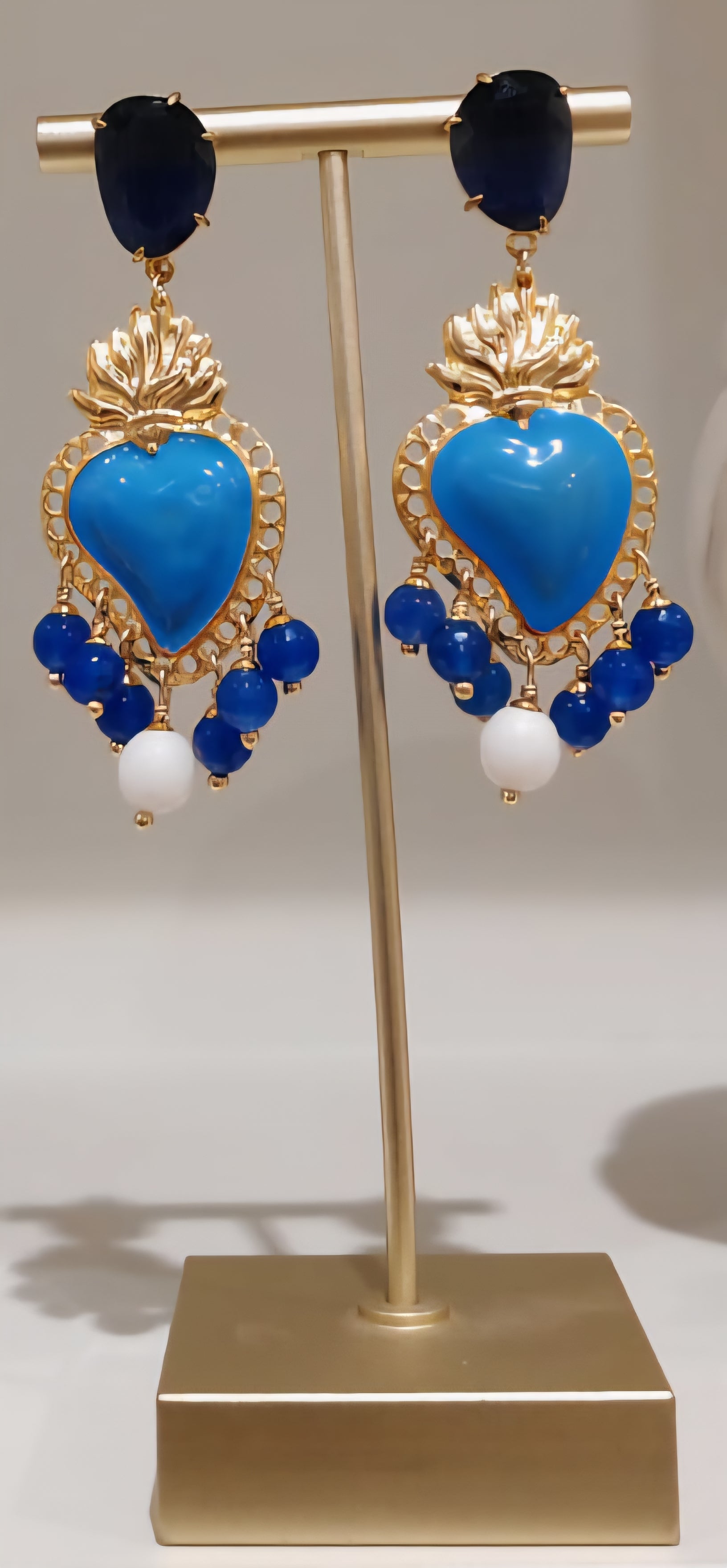 Orecchini Cuore Sacro