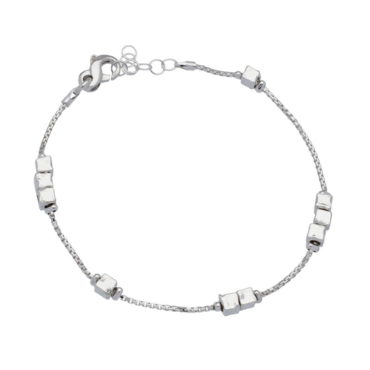 Grecia – bracciale in argento naturale