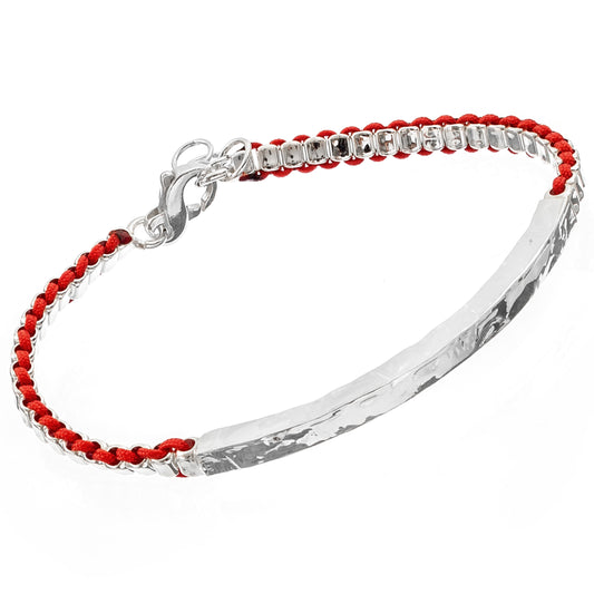 Riders - natural silver bracelet 