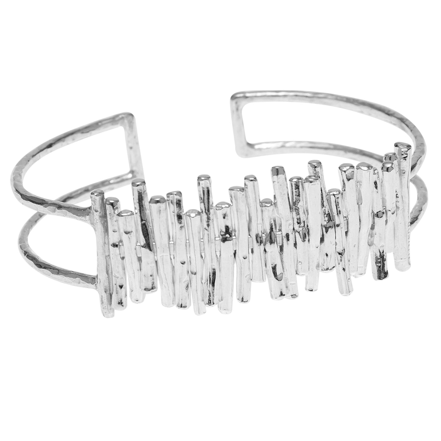 Greta - natural silver bracelet 