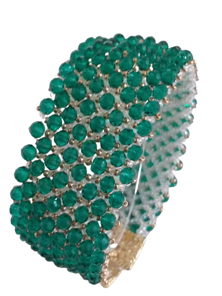 Bracciale Perline Verde - Dalita