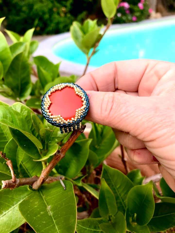 Coral paste ring