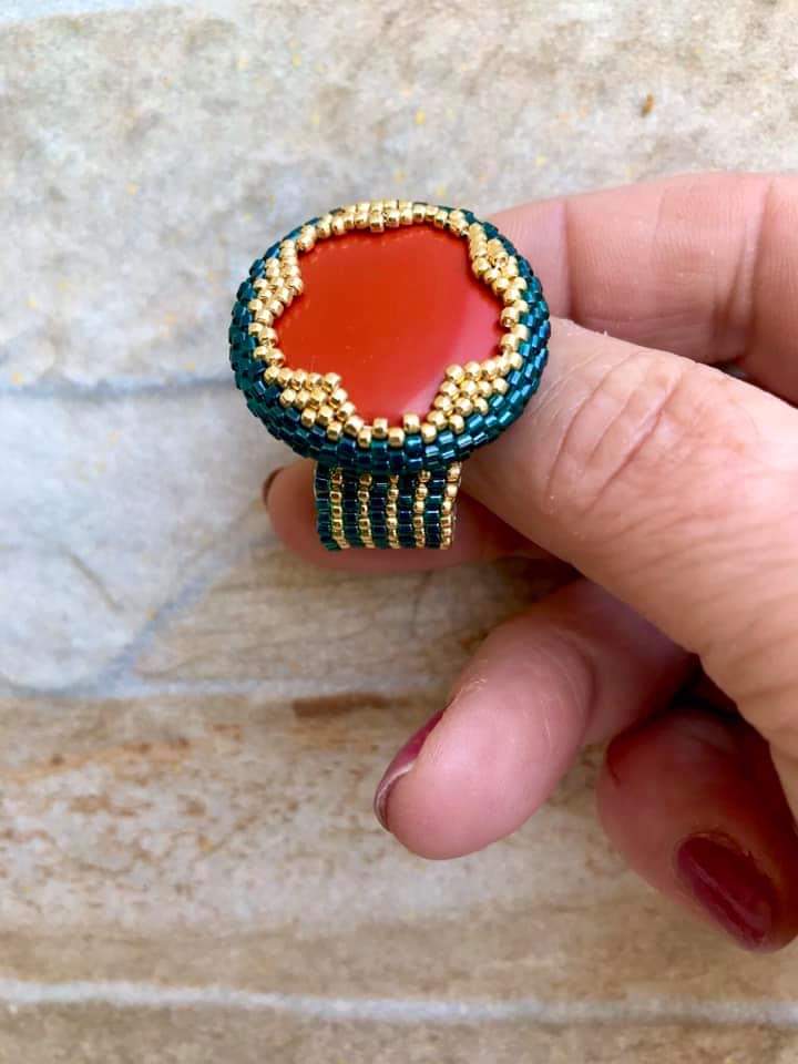 Coral paste ring