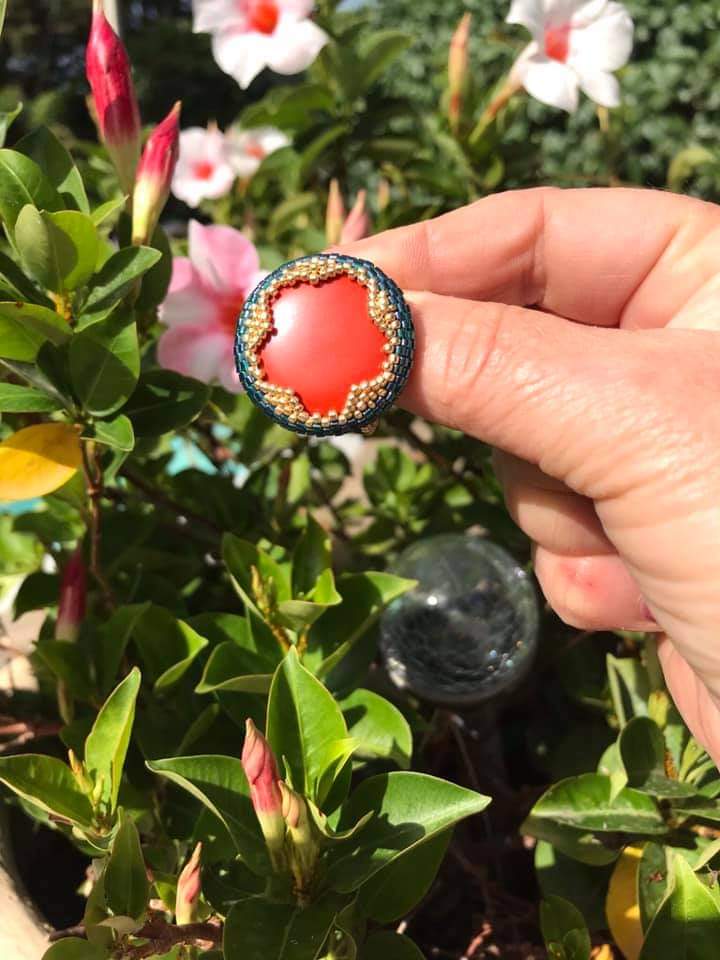 Coral paste ring