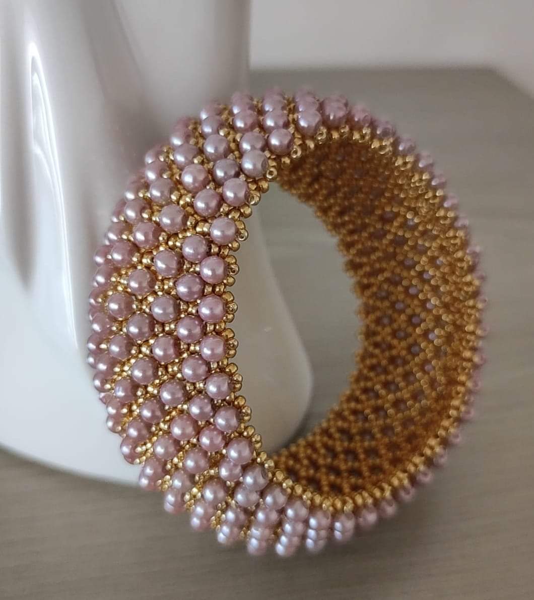 Rigid Pink Bracelet