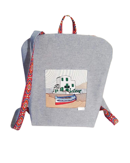 Embroidered Backpack