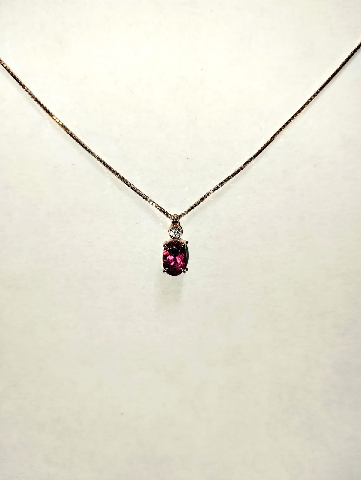 Pink Tourmaline Necklace