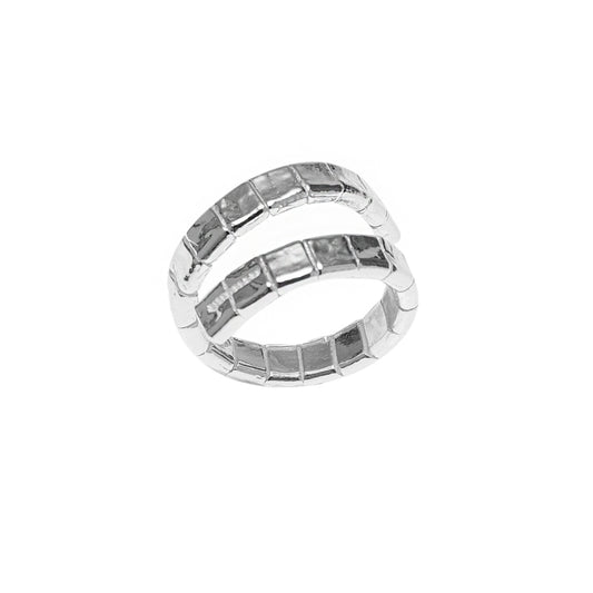 Matilde - natural silver ring