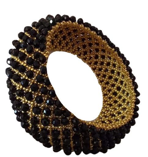 Bracciale Perline Nero - Dalita