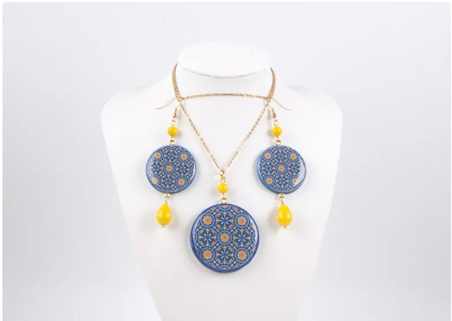 Coordinati Maiolica Giallo e Blu - Dalita