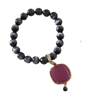 Stones Bracelet with Pendant