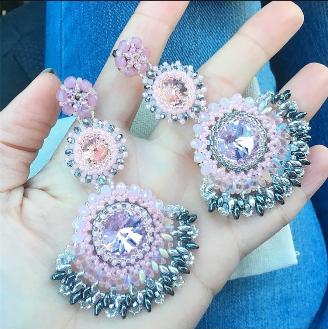 Pink Earrings