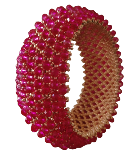 Rigid Fuchsia Bracelet