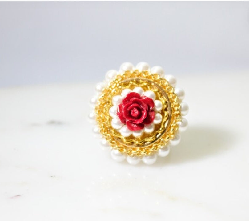 Anello Bianco e Rosso