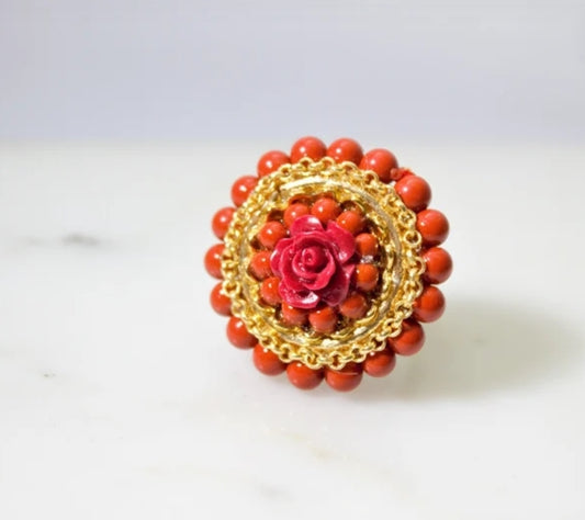 Coral Red Ring