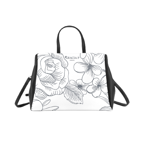 White Flowers Bag