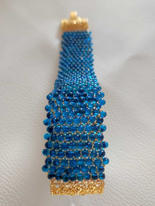 Blue Beads Bracelet