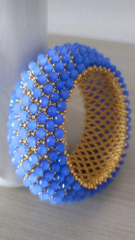 Rigid Sea Blue Bracelet