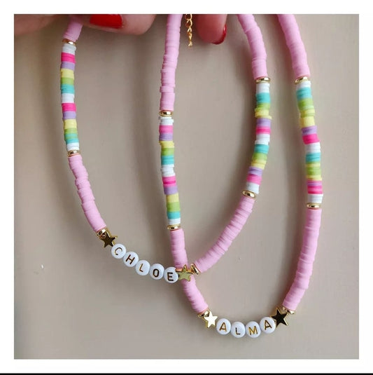 Customizable Colored Beaded Necklaces