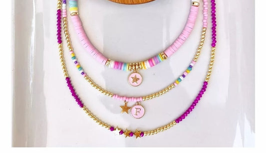 Matching Pink / Purple Necklaces