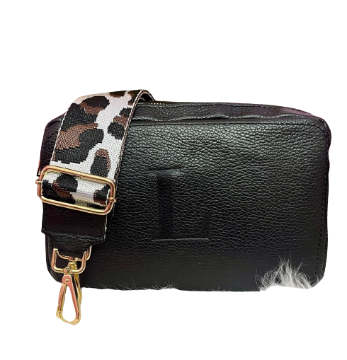 Borsa Nero Leopard